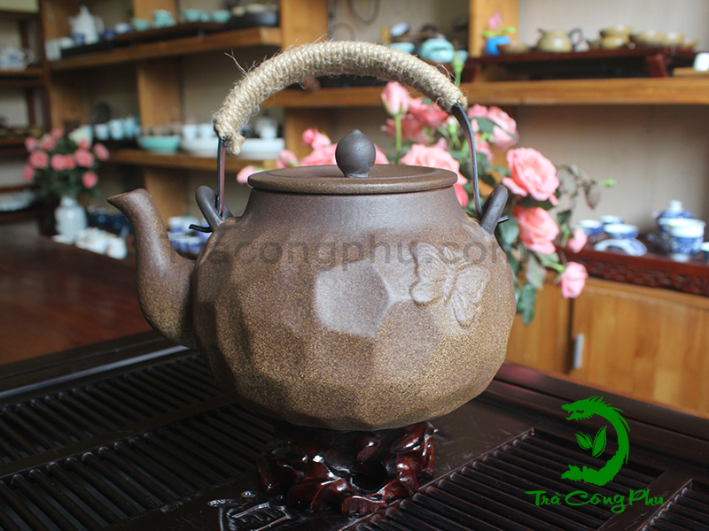 Ấm đất mẫu đơn TSB14